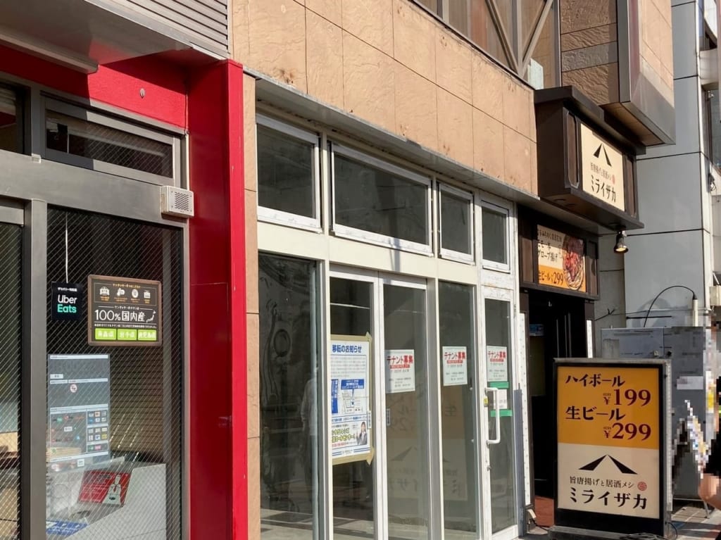 国分寺駅北口駅前にある毎週お店が変わる店舗『７days』の看板が外され、内装も工事していました。