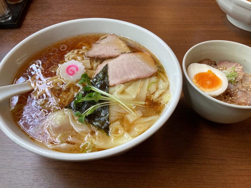 温かいラーメンが食べたくなる季節！『孫市』で白河らーめんを食べてきました。