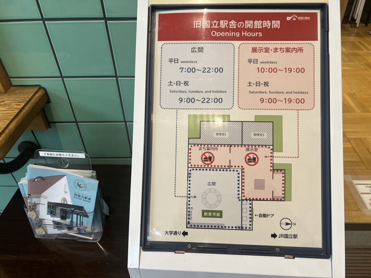 旧国立駅舎案内